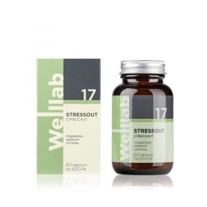 БАД для нервной системы Welllab STRESSOUT PHYTO, 60 капсул